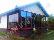 Холодне скління тераси Profilco PR-26