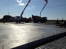 Бетонування майданчиків, доріг