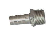 Штуцер шланговий нержавіючий 1/2 * 12 мм AISI 304
