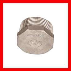 Заглушка нержавіюча під різьбу Ду 15 AISI 304