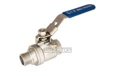 Кран нержавіючий муфтовий зовн./ вн Ду 15 AISI 304