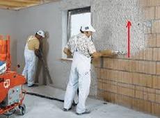 Виконаємо штукатурні роботи вапняним розчином у великих