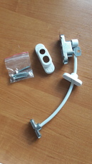 Протизломна рухлива засувка на стулку з ключем і трос