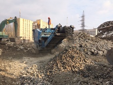 Вторинний щебінь, подрібнений бетон, цегельний бій