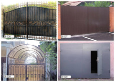 Ворота, навіси, тамбури, двері, решітки та ін.