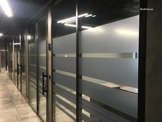 Офісні перегородки в стилі Loft. Перегородки з фарбуванням