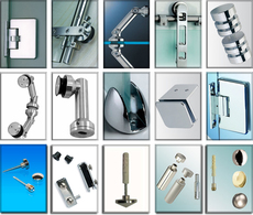 Фурнітура для скляних конструкцій