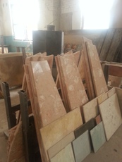 Оздоблення стін перегородок і підлог мармуром або оніксом