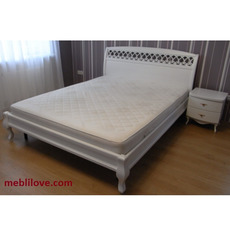 Біла ліжко для дівчини