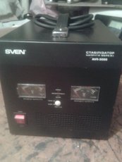 Стабілізатор напруги Sven AVR-3000 (3 кВт, кабель, б/в)