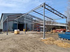 Будівництво ангарів, павільйонів, зерносховищ