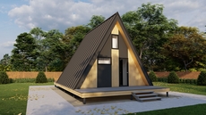 Модульний будинок A-Frame, Barn House, Fachwerk