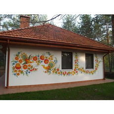 Сучасний будинок (котедж) в українському стилі