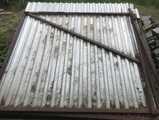 Стулки воріт 190*190 профнастил, Осокорки (дачний сектор)