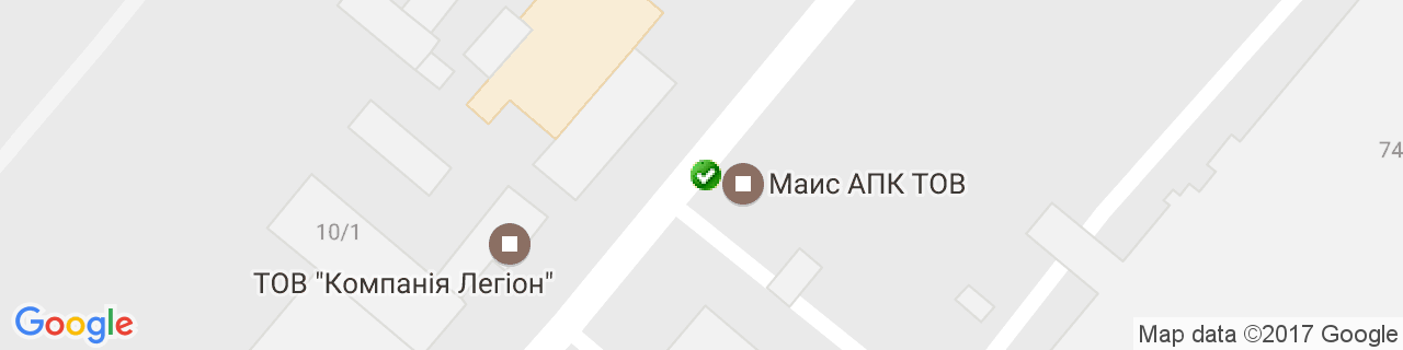 Карта об'єктів компанії ДП ЧВК62