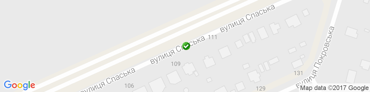 Карта об'єктів компанії Буд Тех Сервис Вышеград