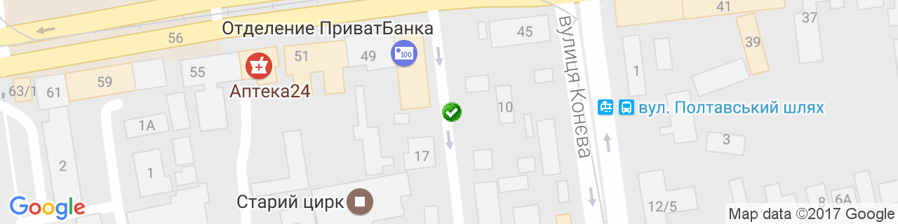 Карта об'єктів компанії EVEREST