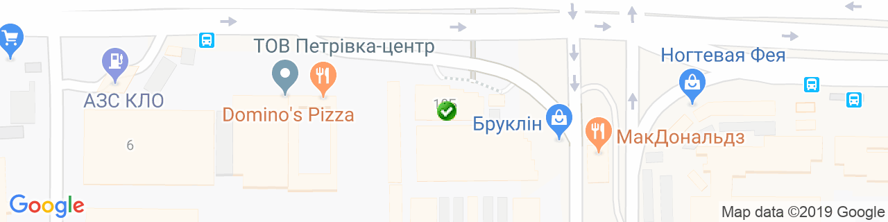 Карта об'єктів компанії ГіСіВ