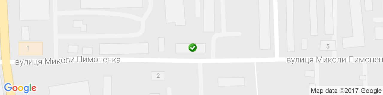 Карта об'єктів компанії Сервісант Карта об'єктів компанії Сервісант